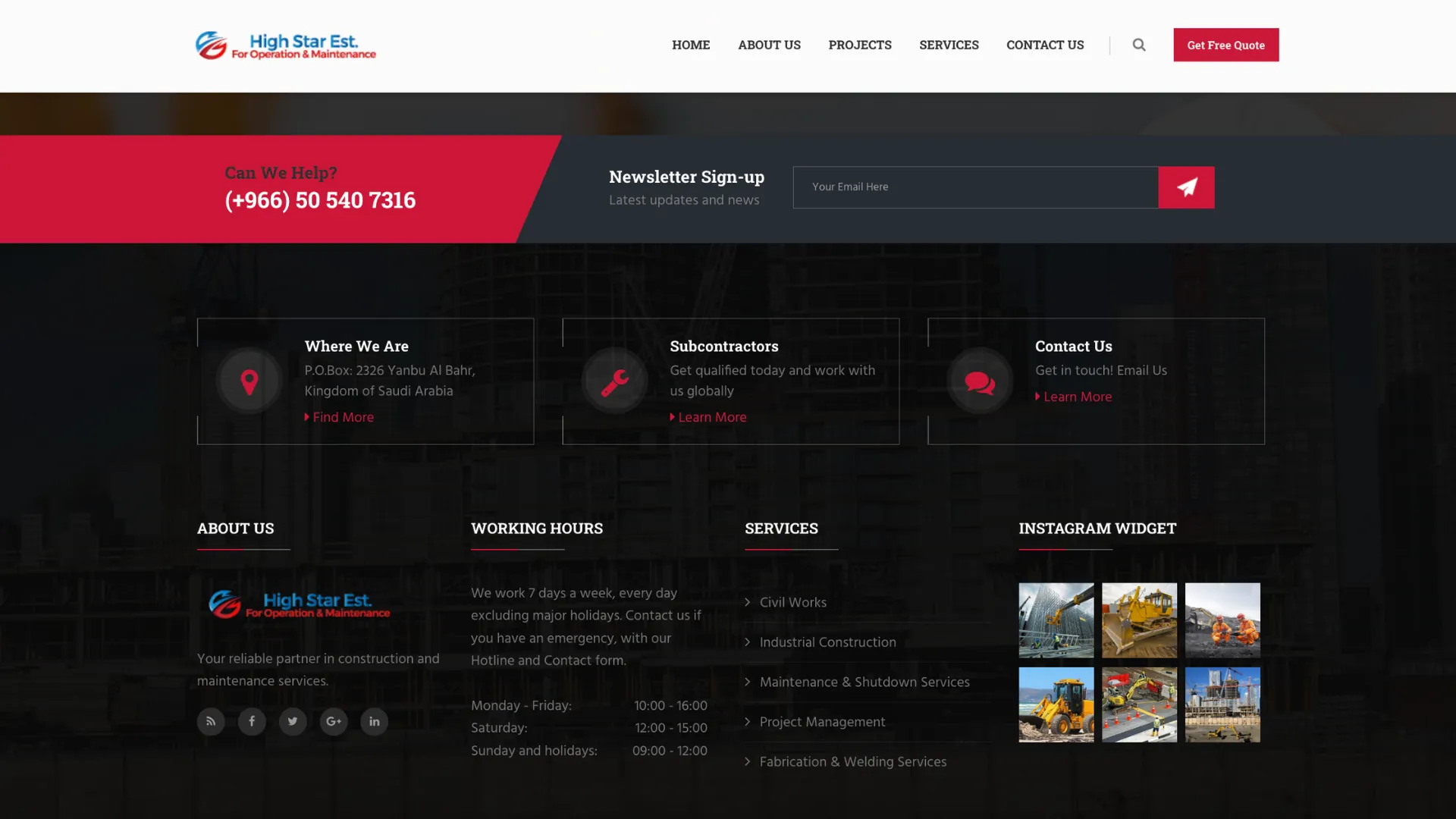 High Star Est. website and brand, image 4