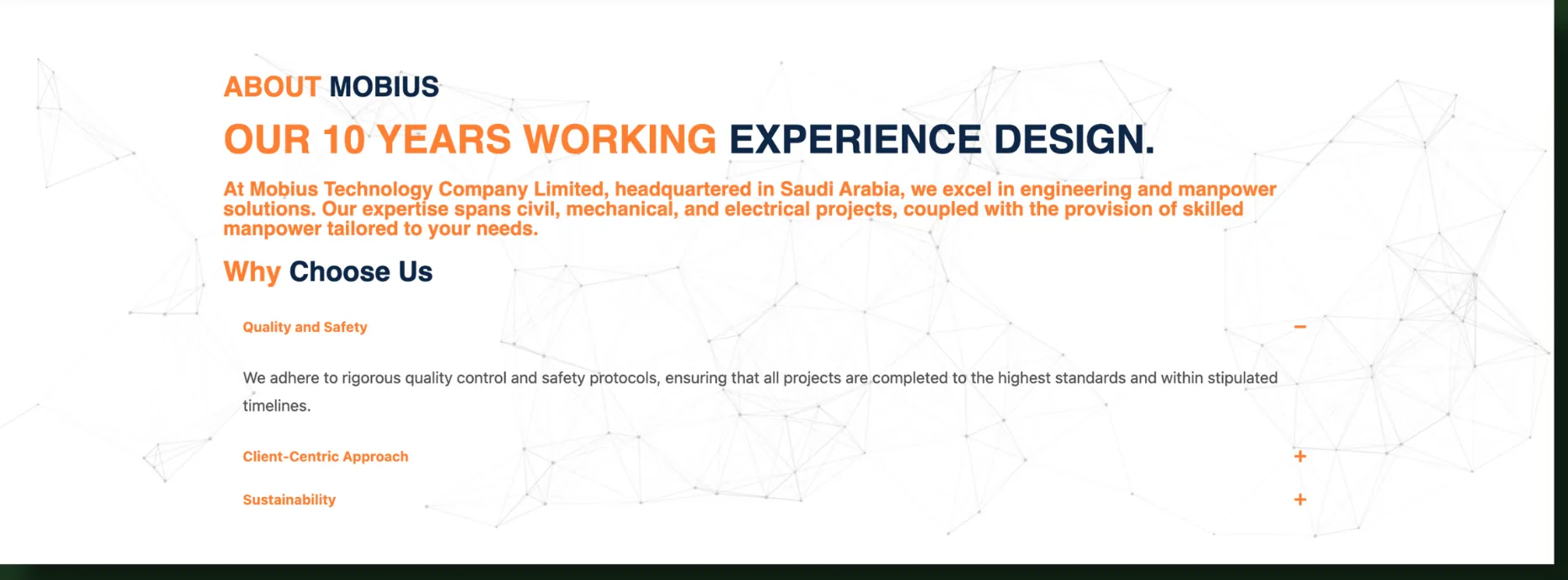 Mobius bilingual brand and website, image 2