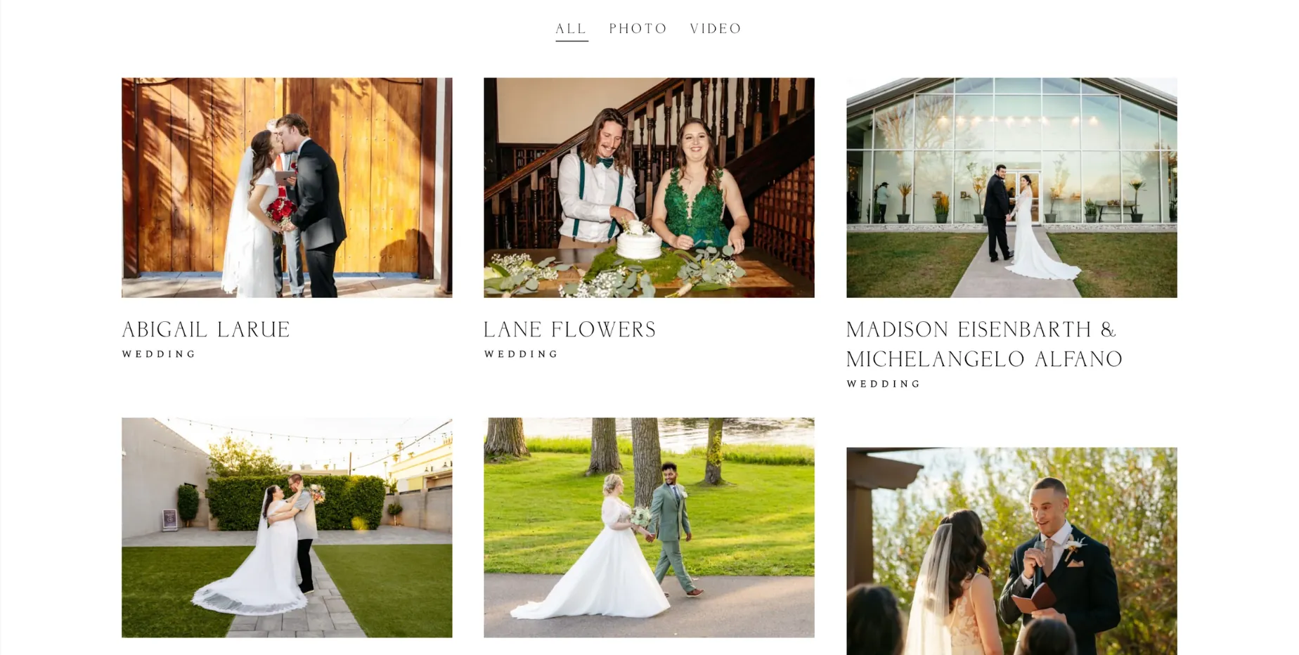 The Wed Works portfolio website, image 3
